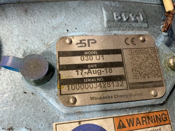 3 HP Waukesha #030-U1, Impeller Pump, 17762 RPM, 230/460 V., 2018 - Image 3