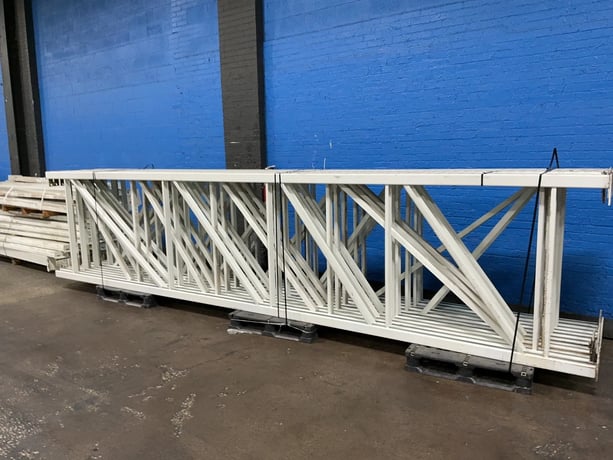 Pallet Racking, T-Bolts, Uprights (11) 216" x48", Beams (74) 96" x4", Plate 5" x7" - Image 7