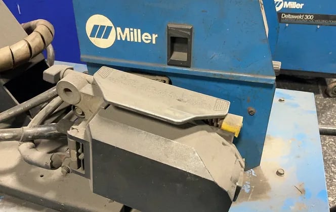 450 Amps, Miller #Deltaweld-452, Arc Welder, w/Miller S-62 24V Constant Speed Wire Feeder, 21.1 KW - Image 8