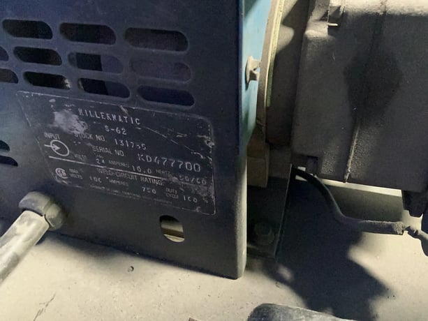 450 Amps, Miller #Deltaweld-452, Arc Welder, w/Miller S-62 24V Constant Speed Wire Feeder, 21.1 KW - Image 10