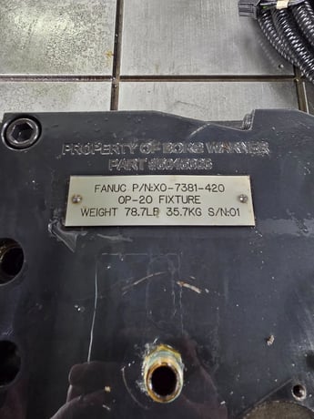 20" x 9" Fanuc Robodrill #DDR, CNC rotary table, 1.81" spindle diameter, direct drive, 300 RPM, 2016 - Image 8