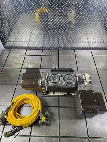 5.12" x 9.06" Tsudakoma #TTNC-102-2, dual-axis trunnion CNC rotary table, pneumatic brake, 2016 - Image 3