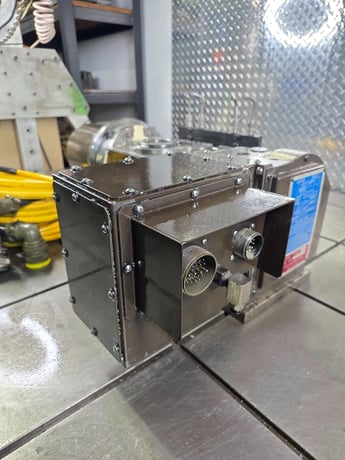 5.12" x 9.06" Tsudakoma #TTNC-102-2, dual-axis trunnion CNC rotary table, pneumatic brake, 2016 - Image 4