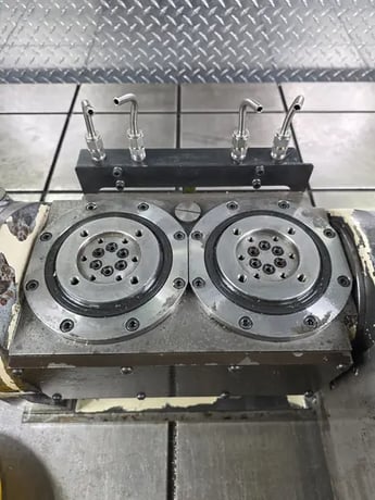 5.12" x 9.06" Tsudakoma #TTNC-102-2, dual-axis trunnion CNC rotary table, pneumatic brake, 2016 - Image 6