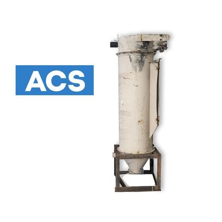 Ancaster Conveying, Carbon Steel, cylindrical filter receiver dust collector, 28" diameter, (7) 5-3/4" x 38" - Image 1
