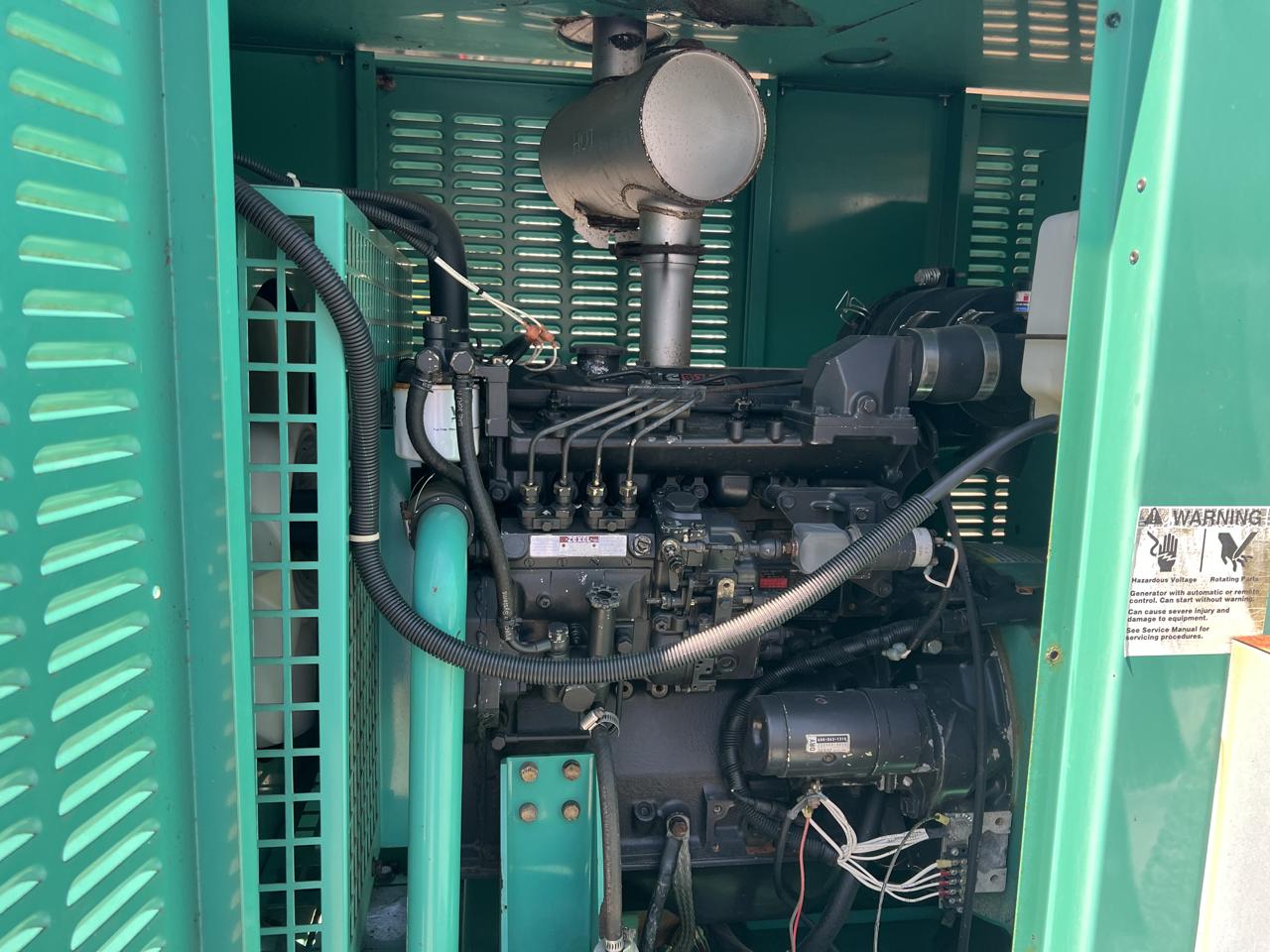 35 KW Cummins #DGGD-5566881, Diesel Generator Set, 120/240 Volts, 1800 RPM, circuit breaker, 1PH/3PH, 451 - Image 9