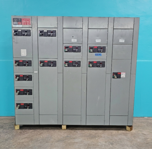 600 Amp, Westinghouse #Advantage, Motor Control Center, 480 Volts, 3PH, 5 Section, MCC Bus - Image 1
