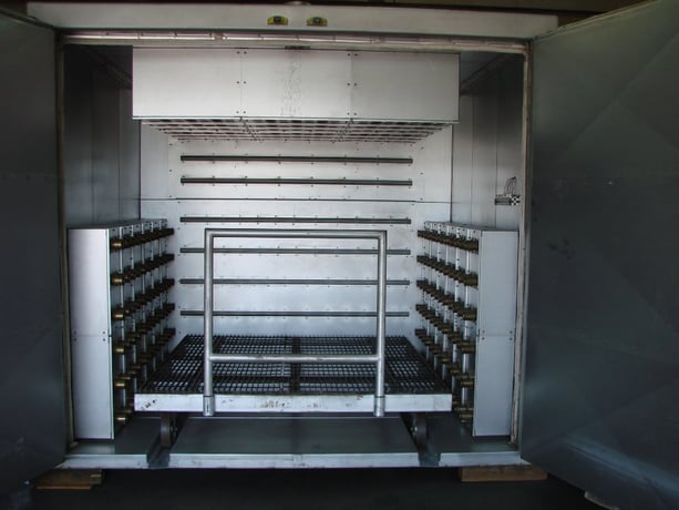73" width x 72" H x 72" L Precision Quincy, Program Control, roll-in cart, like new, 650°F - Image 3