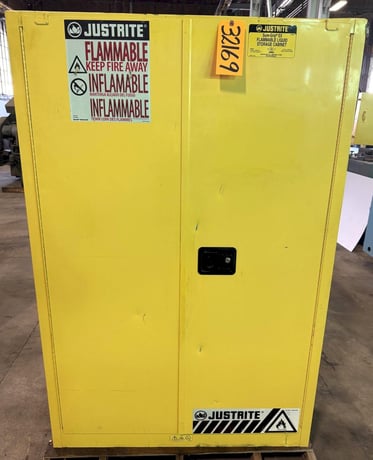 Justrite Flammable Liquid Storage Cabinet 894520, 45 Gallon Capacity - Image 1