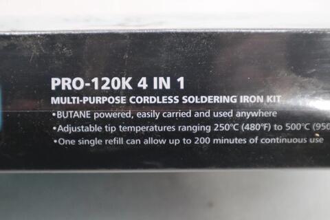 NEW Solder It PRO120K Multi-Function Butane Heat Tool Kit STK GF30A - Image 2