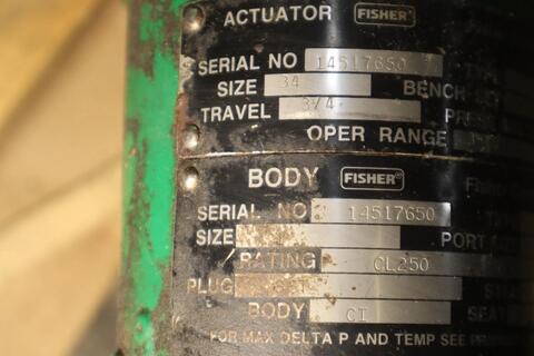 Fisher Control Valve Size 34 With Type 667 Pneumatic Actuator - Image 4