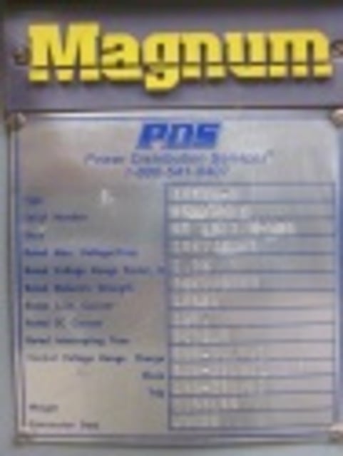 1200 Amps, Eaton, 150VCP-WR500, electrically operated, drawout, 15000 Volts, #VB4123 - Image 1