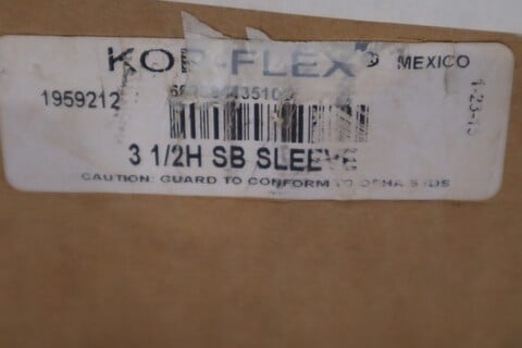 Kop-flex 1959212 3 1/2h sb sleeve - new in box - stock gf416a - Image 2