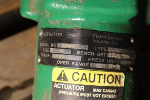Fisher Control Valve Size 40 With 667 Pneumatic Actuator - Image 4