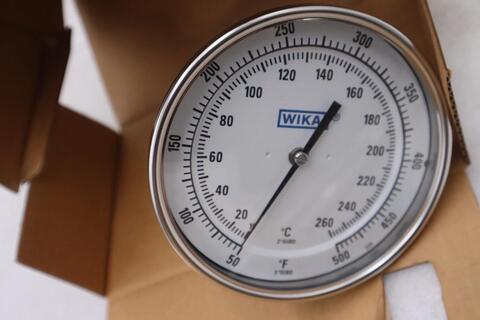 Wika ti.52 bimetal thermometer stem 2.5" range 50/500 f/c Connecticut 1/2" npt - gf263 - Image 3
