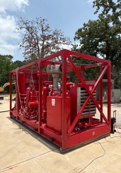 CLS Ariel #JGA-4, Booster Compressor, 750 CFM, 350 PSI Suction, 4000 PSI Discharge, DNV 2.7.1 Crash Frame - Image 1