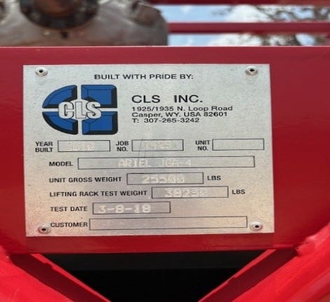 CLS Ariel #JGA-4, Booster Compressor, 750 CFM, 350 PSI Suction, 4000 PSI Discharge, DNV 2.7.1 Crash Frame - Image 4