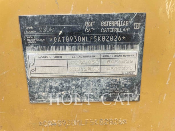 Cat 930M, Wheel Loader, 10742 hours, S/N: F5K02026, 2022 - Image 6