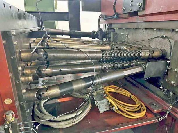 24" x .51" Kohler #KRM65.500/21B, precision leveler, 4 HI, 21 rolls, 6.5" pinch roll diameter, 250 FPM, 1994 - Image 10