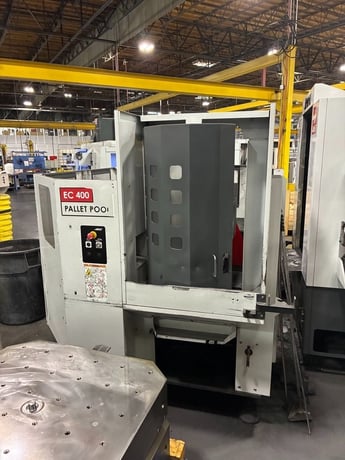 Haas #EC-400PP, CNC horizontal machining center, 20" X, 20" Y, 20" Z, 12000 RPM, 70 automatic tool changer - Image 7
