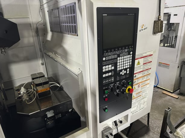 Brother #Speedio-R650x2 High Torque CNC Drill, tap, and machine vertical machining center - Image 10