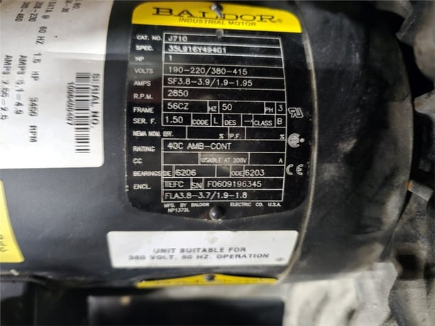 Conair #W200, dehumidifying dryer, 200 lb./hr, 150 CFM, 100°-375° drying temp., -40° dew point, 460 V., 3 - Image 8