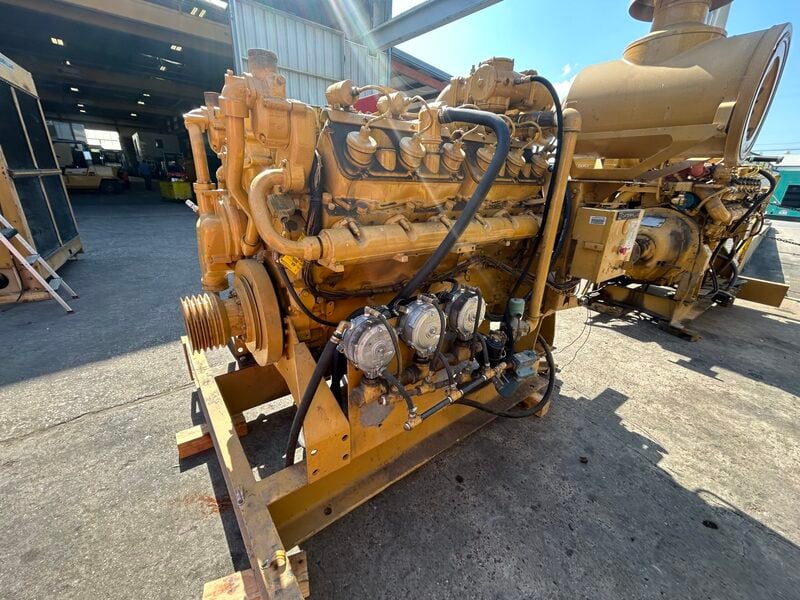 675 HP Caterpillar #G3412, natural gas power unit, 1800 RPM, 179 hours, 1988 - Image 4