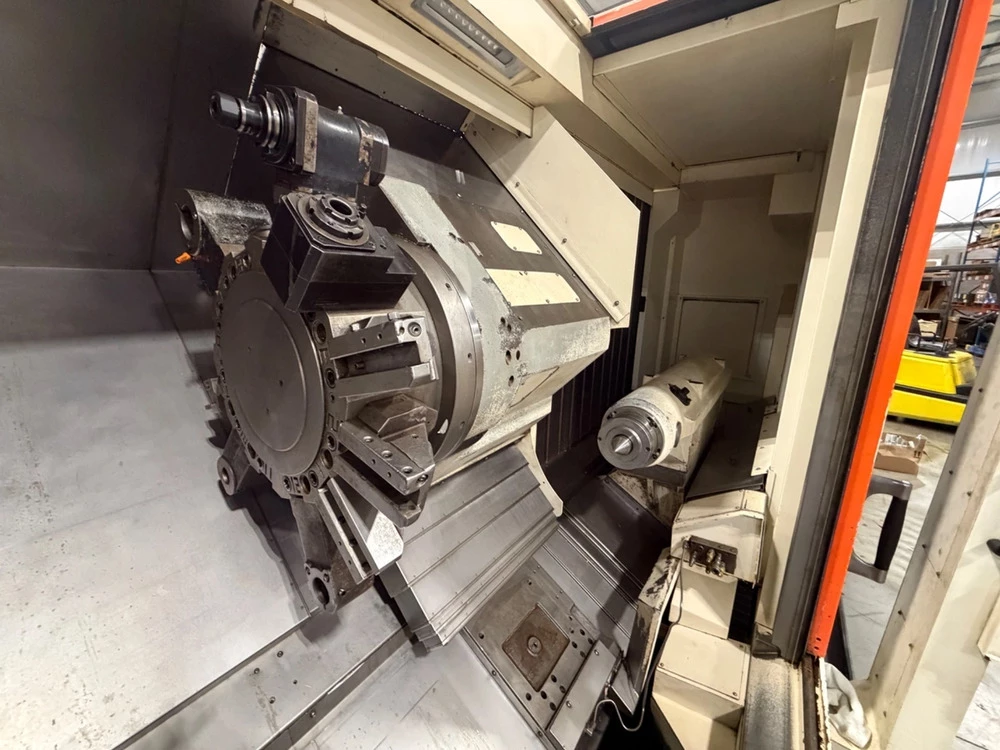 Mazak #Slant-Turn-Nexus-550M, 40.9" swing, 24" chuck, 12.5" bar, 80" centers, 29" diameter, Mazatrol Matrix - Image 3