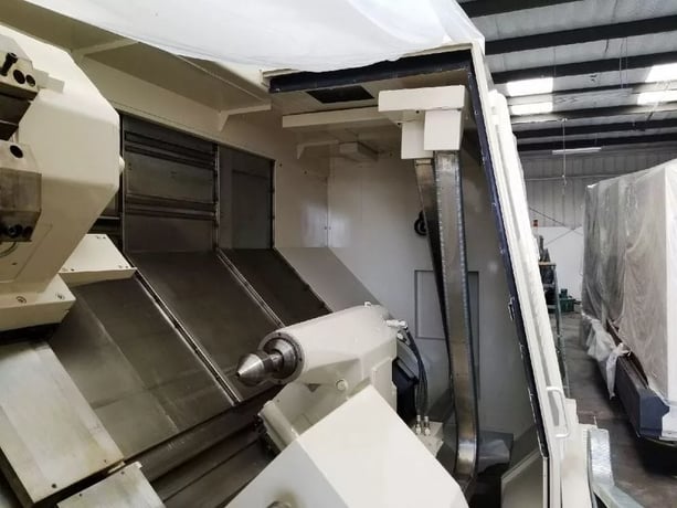 Okuma #Impact-LU45, 33" swing, 24" chuck, 10.2" bar, 121" centers, 23" diameter, OSP-E100L, 50 HP, 2002 - Image 5