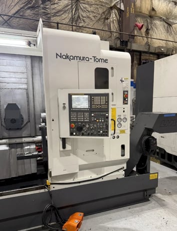 Nakamura -Tome #NTMX, 6" chuck, 2" bar, 38.5" centers, 8.66" diameter, Fanuc 31-A5, 24 station turret, live - Image 3
