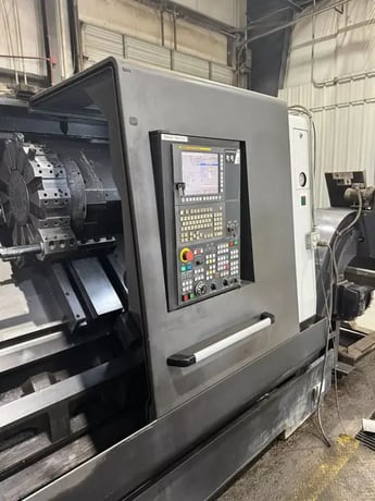Daewoo Doosan #Puma-5100C, 35.4" swing, 28" chuck, 10" bar, 40" centers, 26.5" diameter, Fanuc CNC, 12 - Image 5
