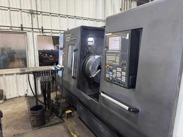 Daewoo Doosan #Puma-5100C, 35.4" swing, 28" chuck, 10" bar, 40" centers, 26.5" diameter, Fanuc CNC, 12 - Image 6
