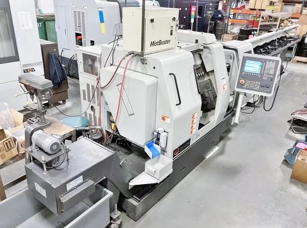 Hanwha #STL32H, CNC lathe, 1.2" bar, Siemens 840D, 10 HP, 2013 - Image 1