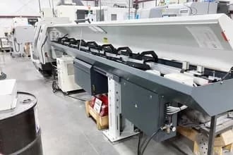 Hanwha #STL32H, CNC lathe, 1.2" bar, Siemens 840D, 10 HP, 2013 - Image 4