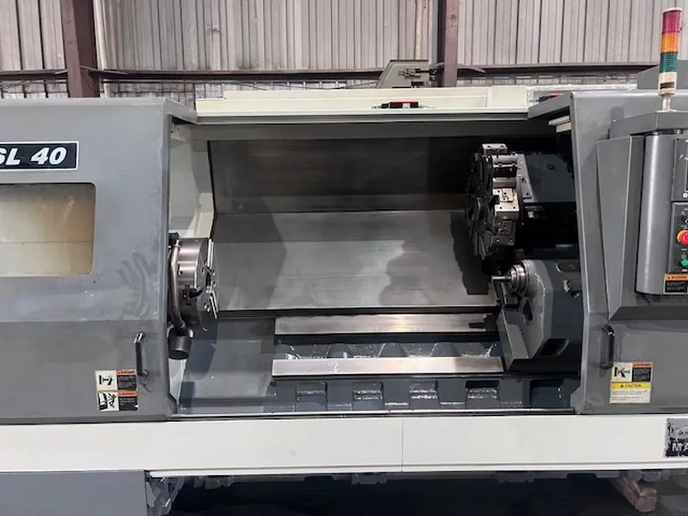 Samsung #SL-40/1500, 26.8" swing, 18" chuck, 4.6" bar, 60.2" centers, 19.7" diameter, Fanuc 0i-TD, 12 station - Image 6