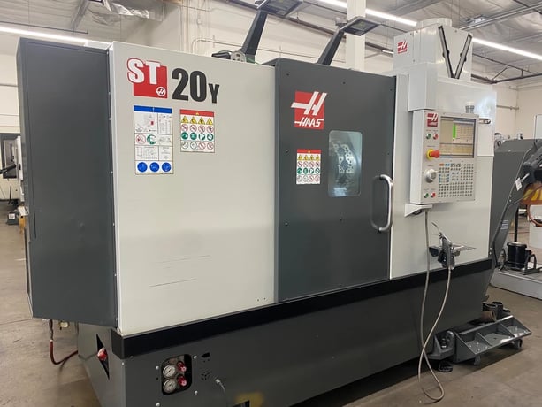 Haas #ST-20Y, 8" chuck, 2.5" bar, 22" centers, 11.75" diameter, Haas CNC, 12 station turret, live tooling - Image 1