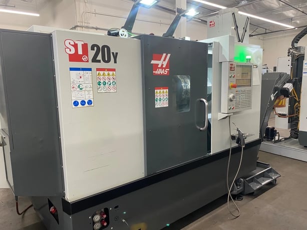 Haas #ST-20Y, 8" chuck, 2.5" bar, 22" centers, 11.75" diameter, Haas CNC, 12 station turret, live tooling - Image 3