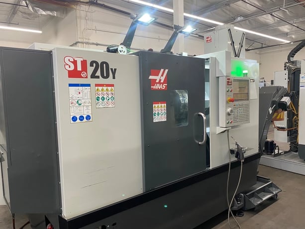 Haas #ST-20Y, 8" chuck, 2.5" bar, 22" centers, 11.75" diameter, Haas CNC, 12 station turret, live tooling - Image 4