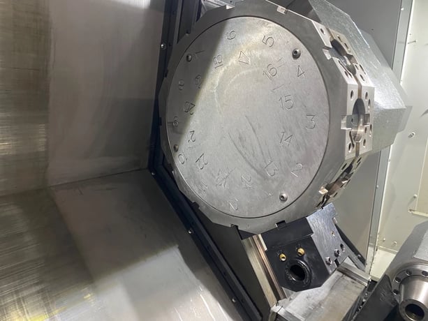 Haas #ST-20Y, 8" chuck, 2.5" bar, 22" centers, 11.75" diameter, Haas CNC, 12 station turret, live tooling - Image 8