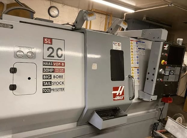 Haas #SL-20TB, 23" swing, 8" chuck, 2.5" bar, 20" centers, 10.3" diameter, Haas CNC, 12 station turret, 2007 - Image 1