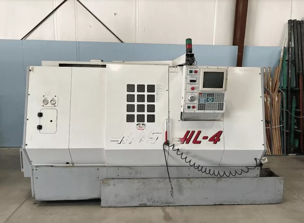 Haas #HL-4, 10" chuck, 2.5" bar, 34" centers, 14.5" diameter, Haas CNC, 12 station turret, 1998 - Image 1