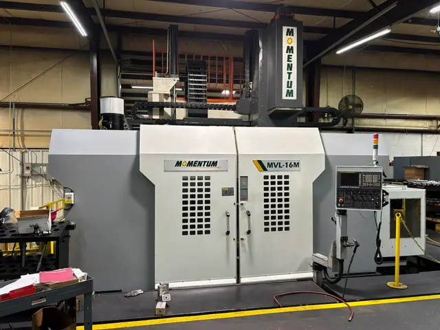 Momentum #MVL-16M, CNC lathe, 78.7" swing, 62" chuck, live tooling, 2018 - Image 1