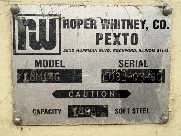 14 gauge x 10' Roper Whitney #10M14, Mechanical Sheet Metal Shear - Image 7