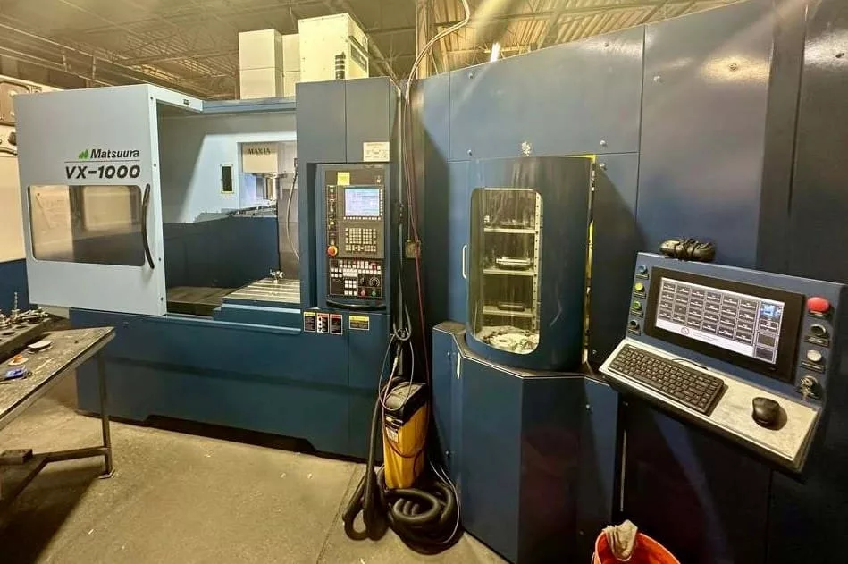 Matsuura #VX-1000, 40.1" X, 24" Y, 24" Z, 20000 RPM, 30 automatic tool changer, BT-40, Matsuura G-Tech Fanuc - Image 2