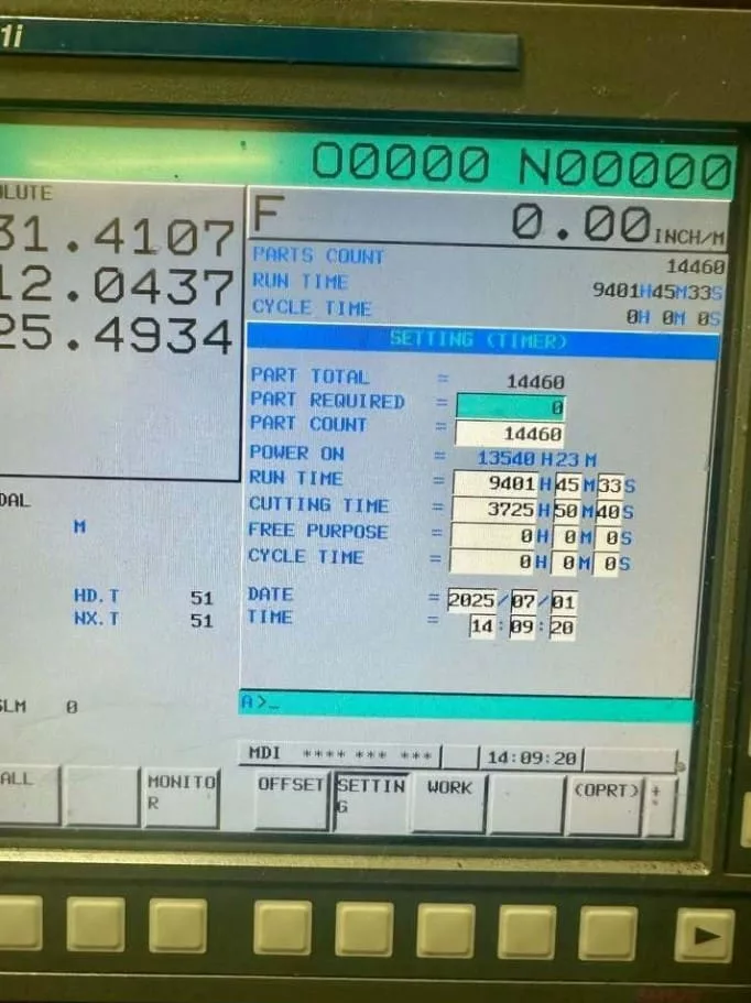 Matsuura #VX-1000, 40.1" X, 24" Y, 24" Z, 20000 RPM, 30 automatic tool changer, BT-40, Matsuura G-Tech Fanuc - Image 5