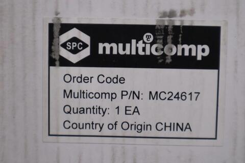 Multicomp mc24617 axial fan 176mm 115vac 270ma - stock gf250 - Image 2