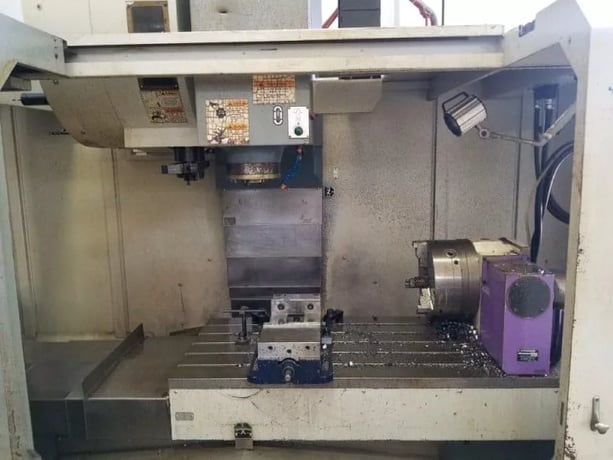 Yama Seiki #VMB-1200, 4th Axis, 47.2" X, 23.6" Y, 23.6" Z, 8,000 RPM, 30 automatic tool changer, Cat 50 - Image 4