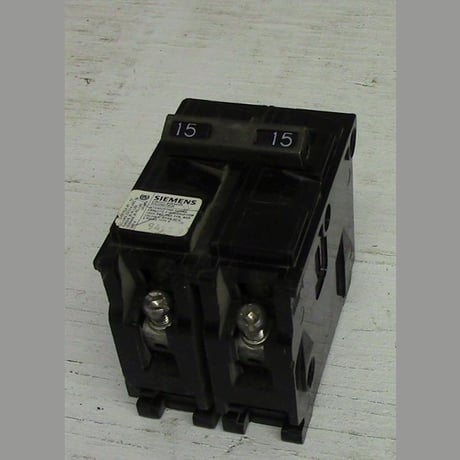 15 Amps, Siemens, Push-in Breaker, 2-pole, 120/240 Volt, (9 available) - Image 1
