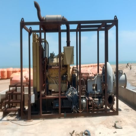 8,937 GPM @ 118' TDH, Caterpillar, Diesel-Powered Dredging Slurry/Booster Pump, 16" suction x 16" discharge - Image 1