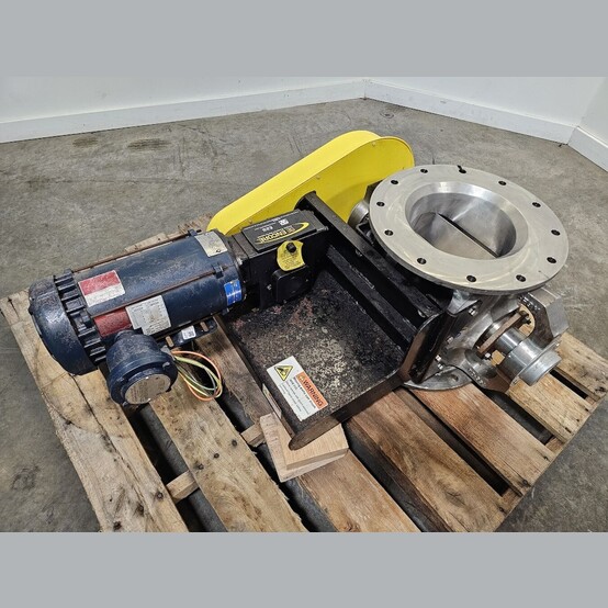 10" Wm. width Meyer & Sons #10X10-HDX, Rotary Airlock Valve, 15" flange-to-flange, 22 psi, 1.5 HP, 21 RPM - Image 1